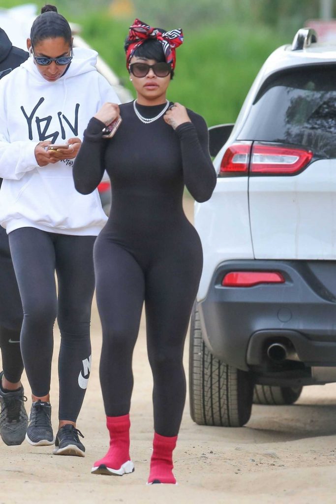 Blac Chyna Hike With Her Friends at Runyon Canyon in Los Angeles-2
