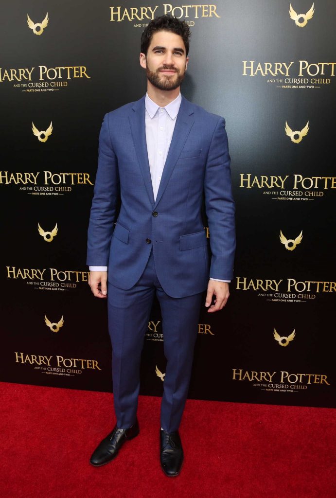 Darren Criss at Harry Potter and the Cursed Child Broadway Opening Night at the Lyric Theatre in New York City-1