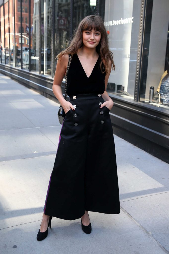 Ella Purnell Arrives at AOL Build Series in New York City-2
