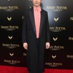 Ezra Miller at Harry Potter and the Cursed Child Broadway Opening Night at the Lyric Theatre in New York City