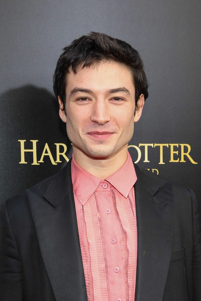 Ezra Miller at Harry Potter and the Cursed Child Broadway Opening Night at the Lyric Theatre in New York City-5
