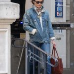 Keri Russell Takes Out Some Cash from Citi Bank Branch in Brooklyn