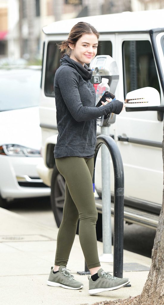 Lucy Hale Hits the Gym in LA-5