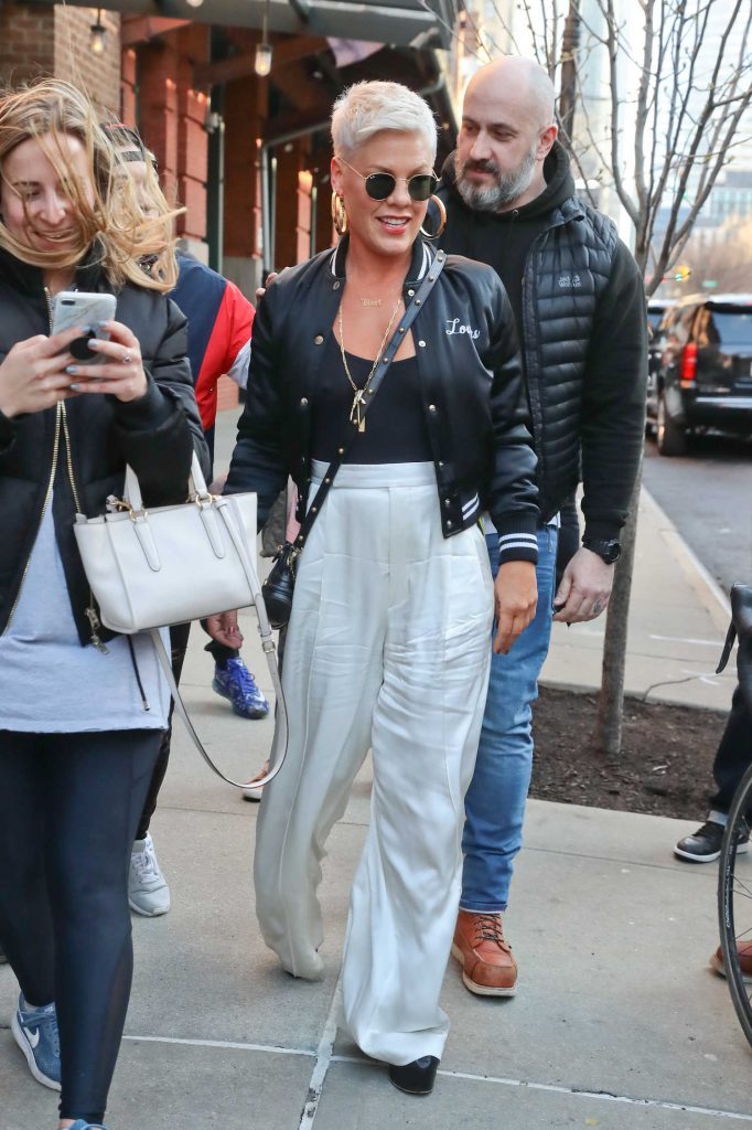 Pink Was Seen Out in New York-1