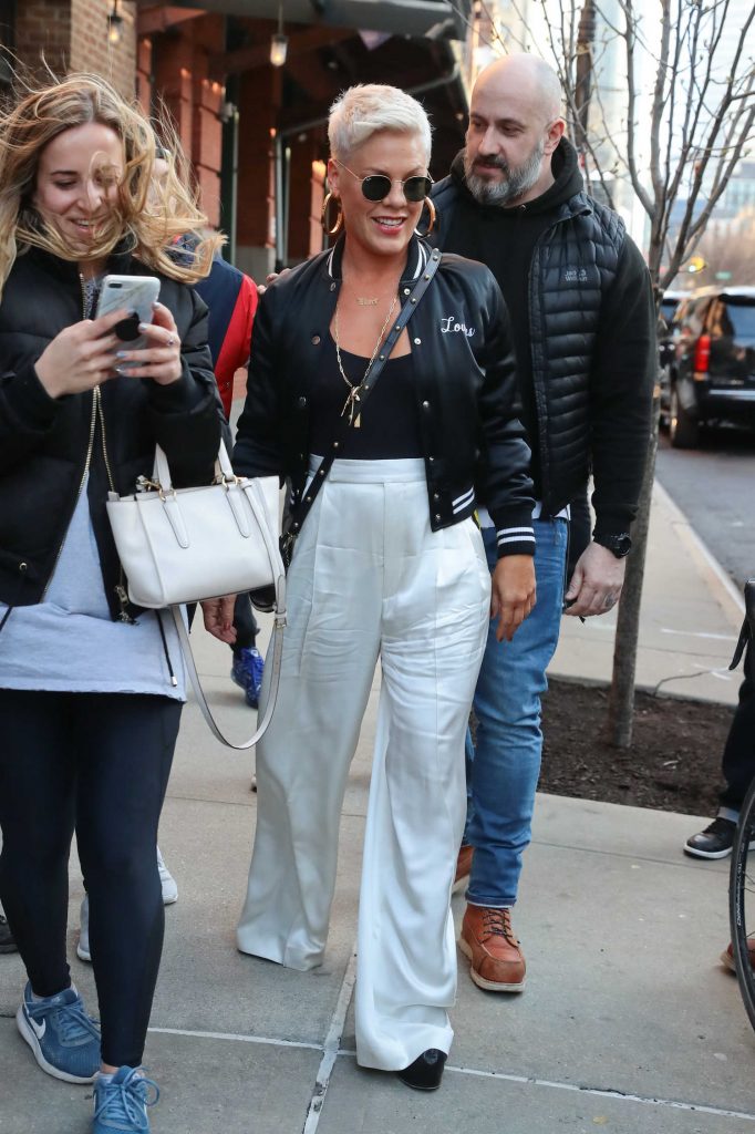 Pink Was Seen Out in New York-5