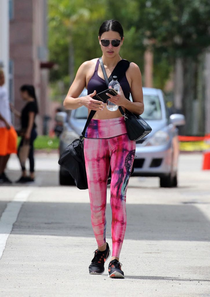 Adriana Lima Was Spotted Out in Miami-2