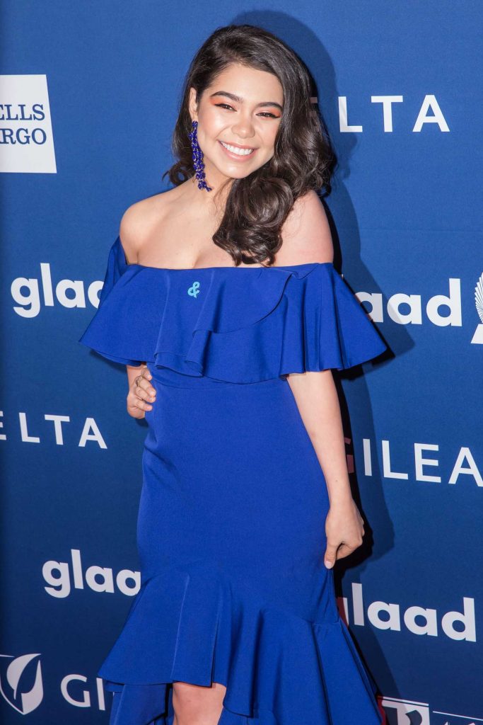 Auli'i Cravalho at the 29th Annual GLAAD Media Awards in New York City-3