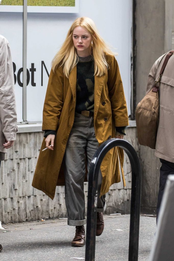 Emma Stone on the Set of Maniac on Park Avenue in New York-1