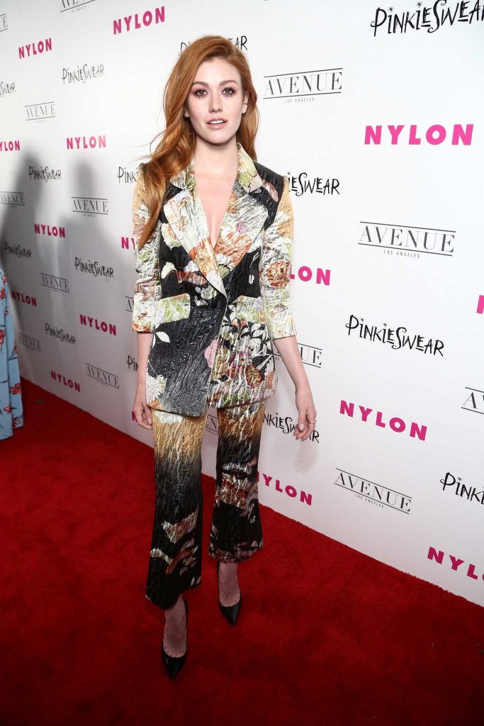 Katherine McNamara at 2018 Nylon Young Hollywood Party in Hollywood-3
