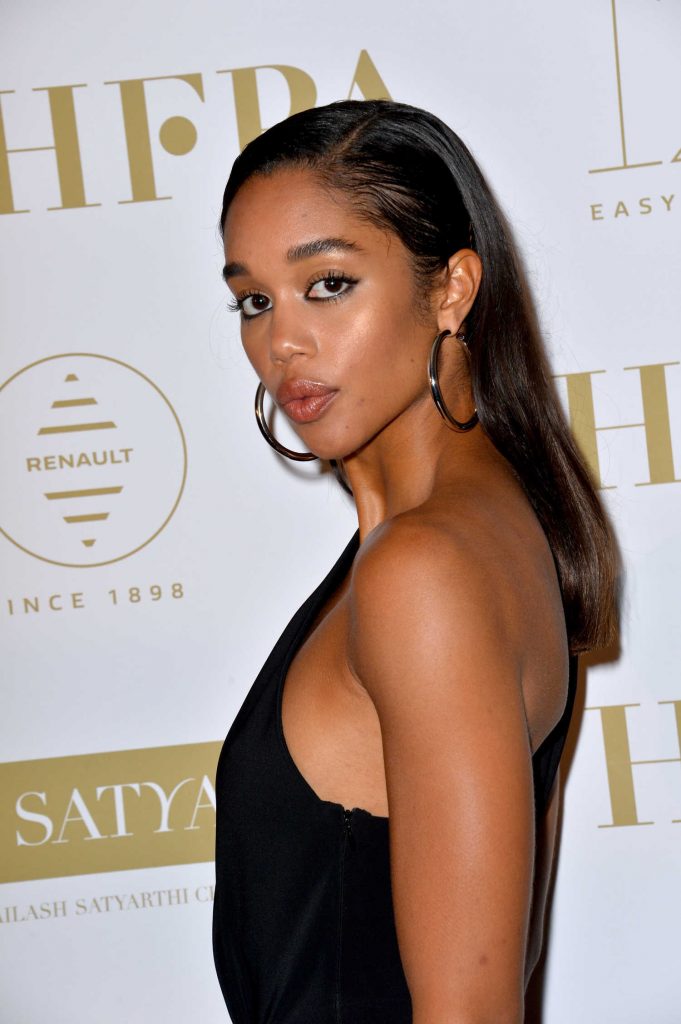 Laura Harrier at HFPA Party During the 71st Annual Cannes Film Festival