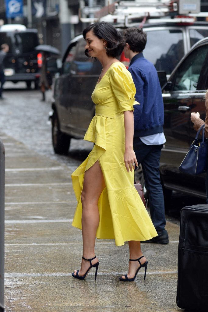 Morena Baccarin Arrives at NBC Studios in New York City-4