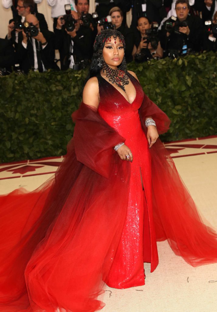 Nicki Minaj at 2018 Heavenly Bodies: Fashion and The Catholic Imagination Costume Institute Gala in New York City-1