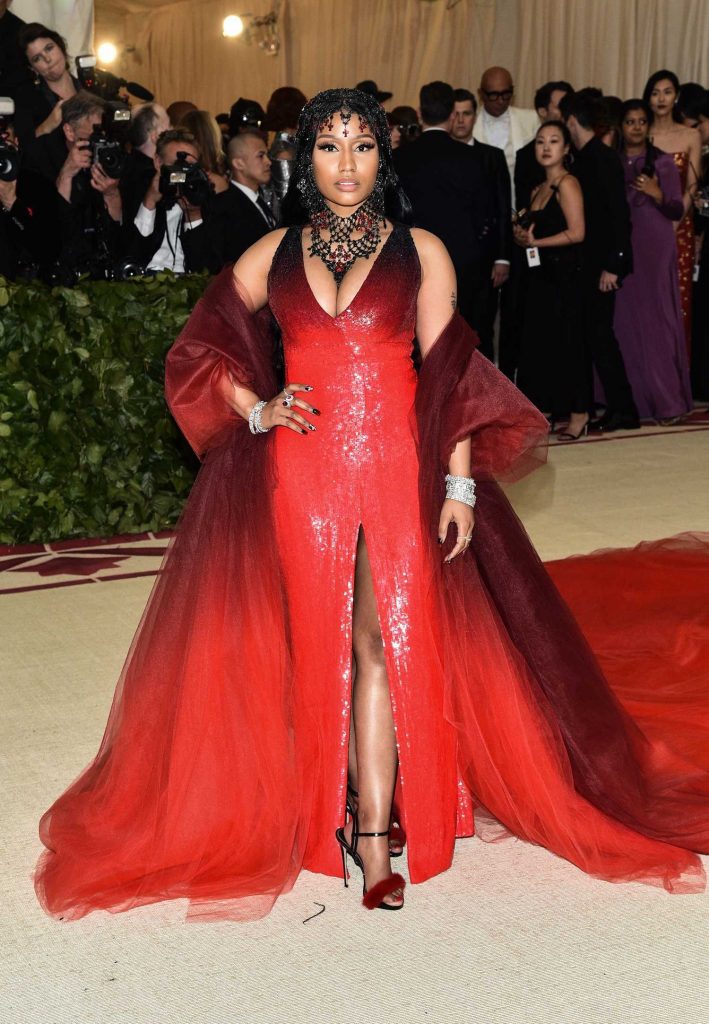 Nicki Minaj at 2018 Heavenly Bodies: Fashion and The Catholic Imagination Costume Institute Gala in New York City-3