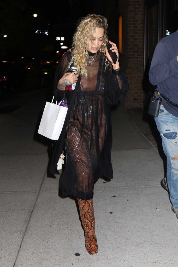 Rita Ora Leaves Dinner from Mr Chow in New York City-2