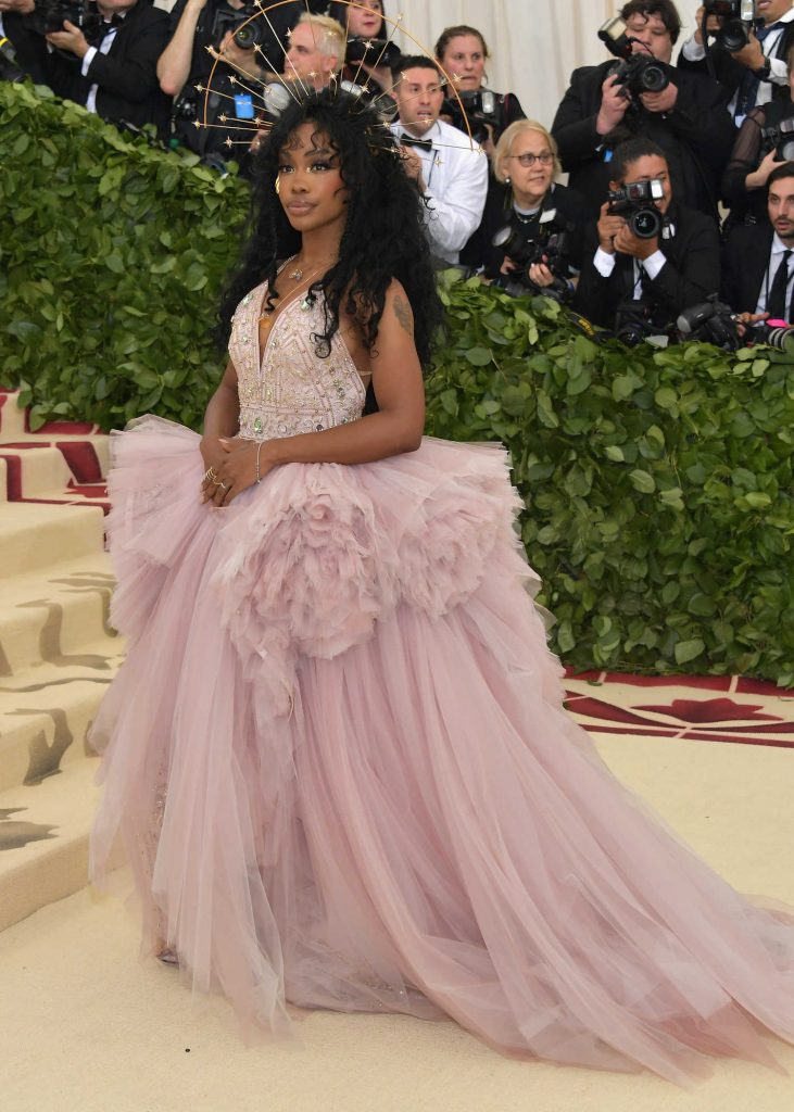SZA at 2018 Heavenly Bodies: Fashion and The Catholic Imagination Costume Institute Gala in New York City-4
