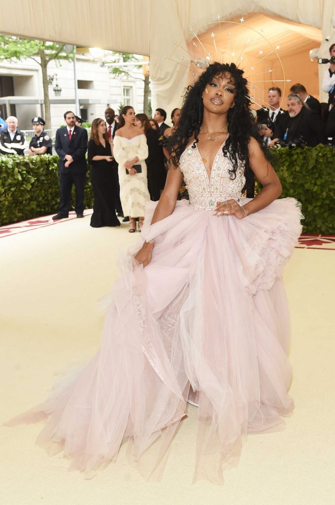 SZA at 2018 Heavenly Bodies: Fashion and The Catholic Imagination Costume Institute Gala in New York City-5