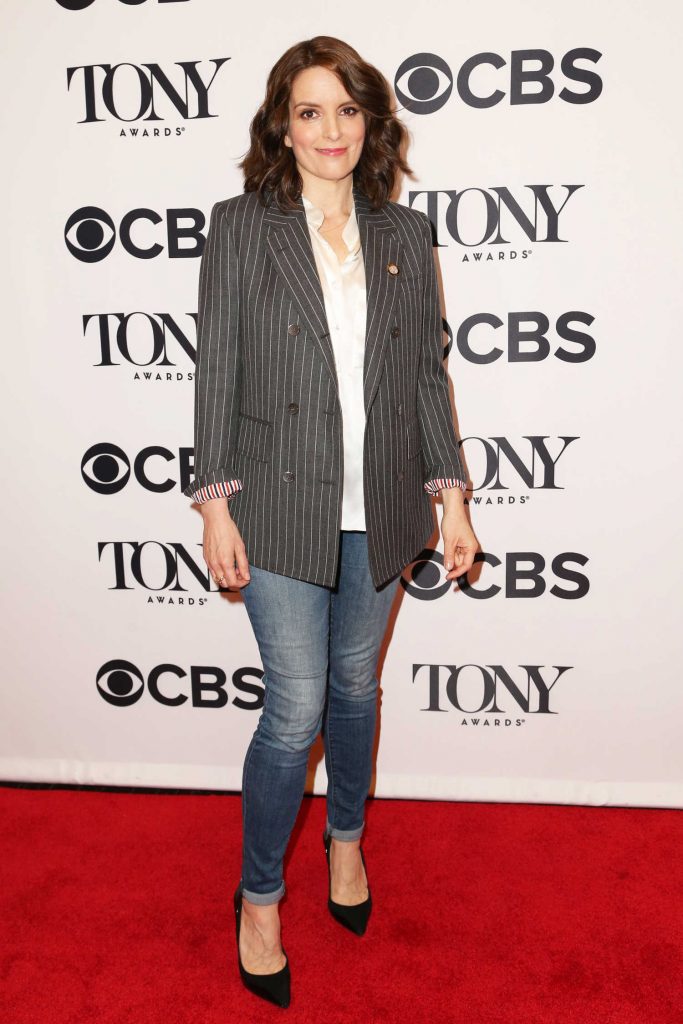 Tina Fey at Tony Awards Nominees Photocall in New York-1