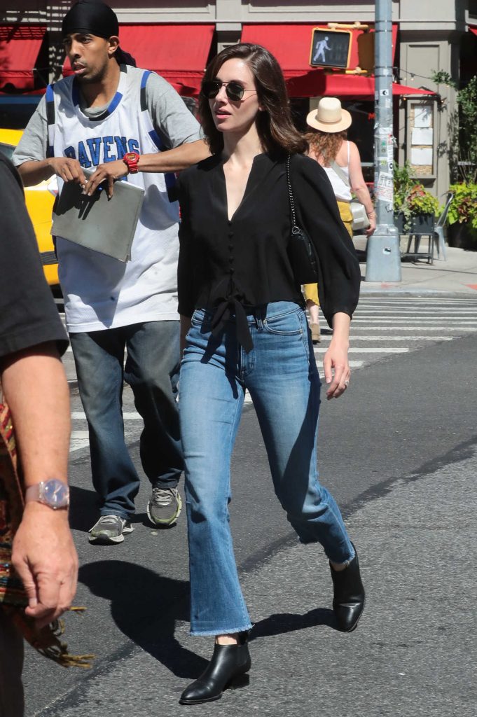Alison Brie Steps Out in New York-1