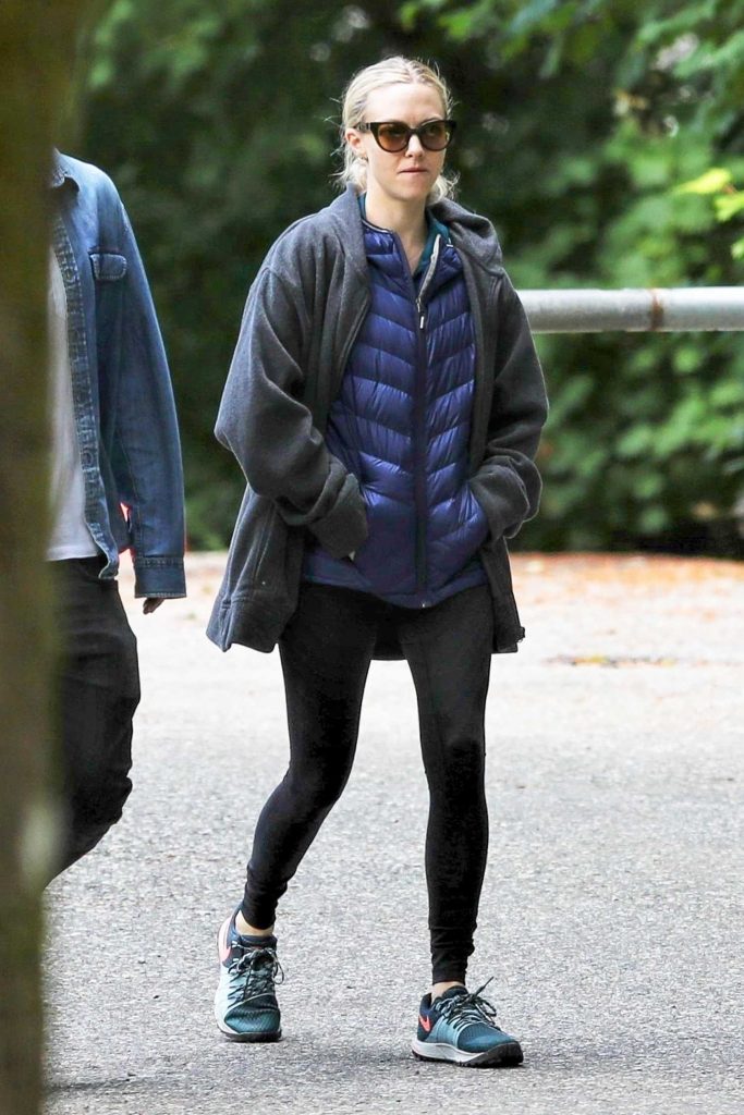 Amanda Seyfried on the set of The Art of Racing in the Rain in Vancouver-5