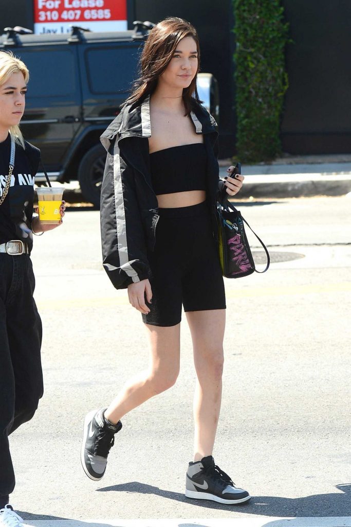 Amanda Steele Leaves with a Friend Alfred's Coffee in West Hollywood-3