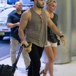 Britney Spears Leaves Miami Beach with Her Boyfriend Sam Asghari After a Romantic Weekend