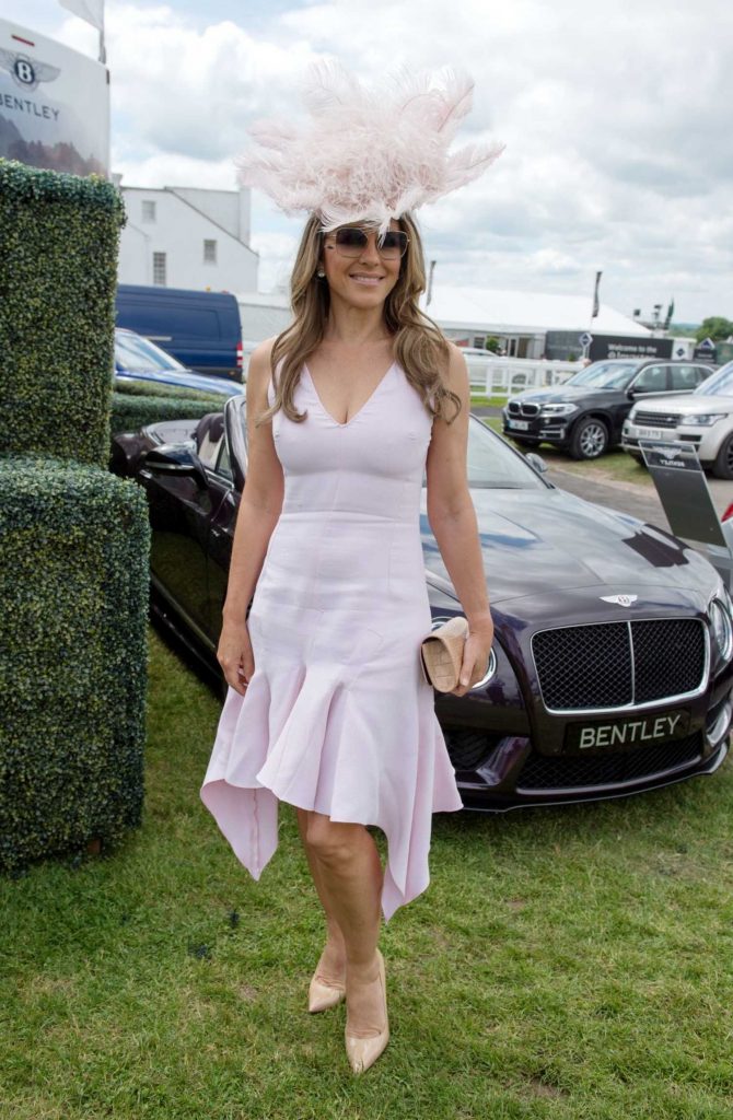 Elizabeth Hurley at Investec Derby Festival at Epsom Downs Racecourse-3