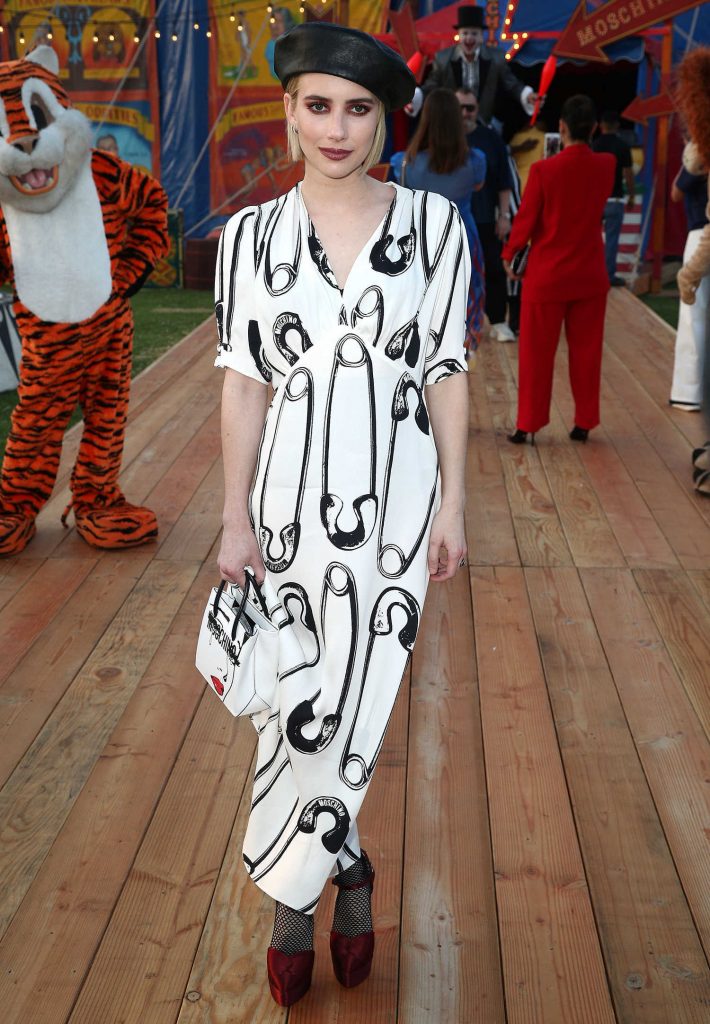 Emma Roberts at the Moschino Resort Collection at Los Angeles Equestrian Center in Burbank-1