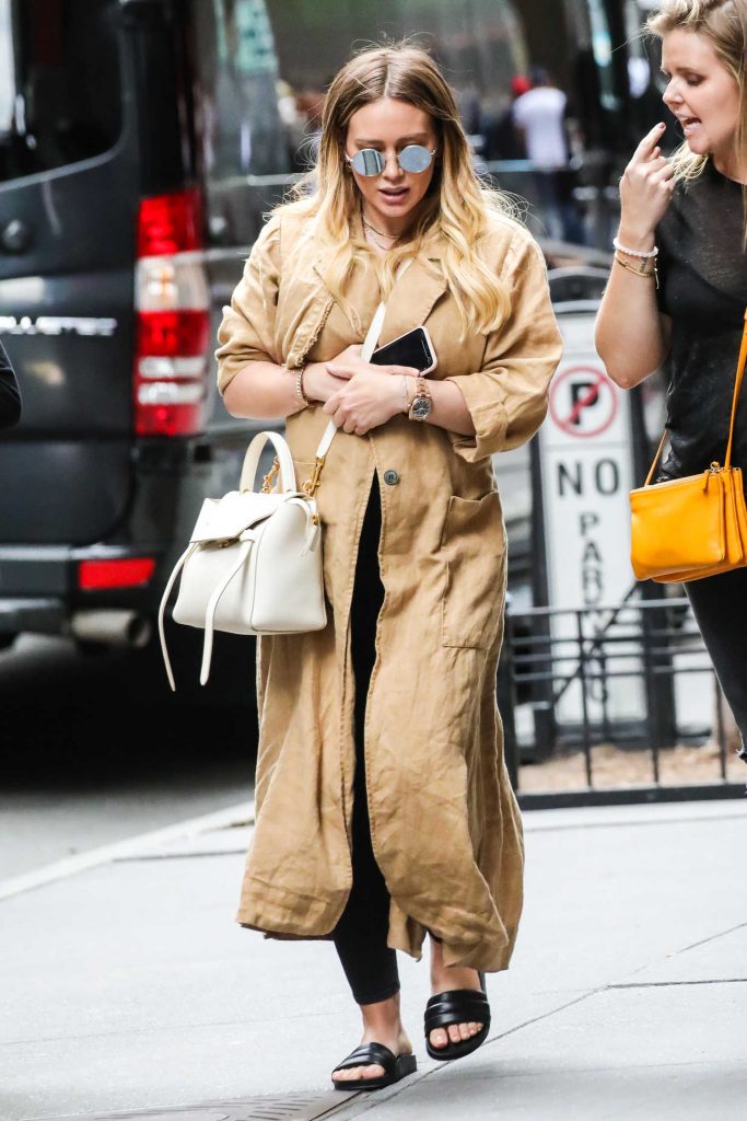 Hilary Duff Was Seen at the Times Square in New York-1