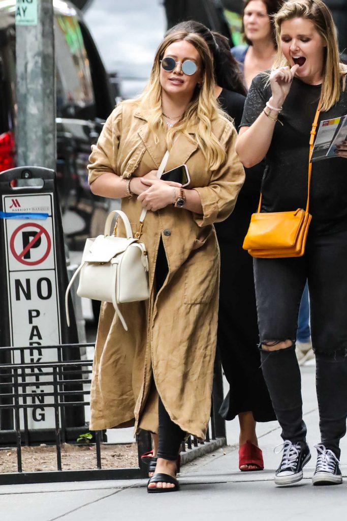 Hilary Duff Was Seen at the Times Square in New York-2