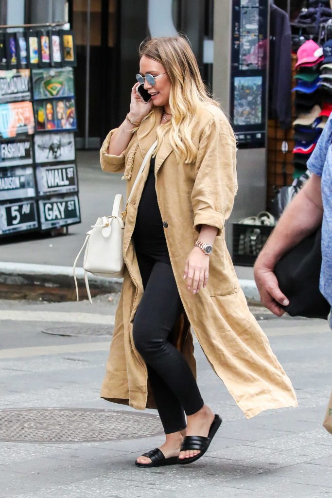 Hilary Duff Was Seen at the Times Square in New York-3