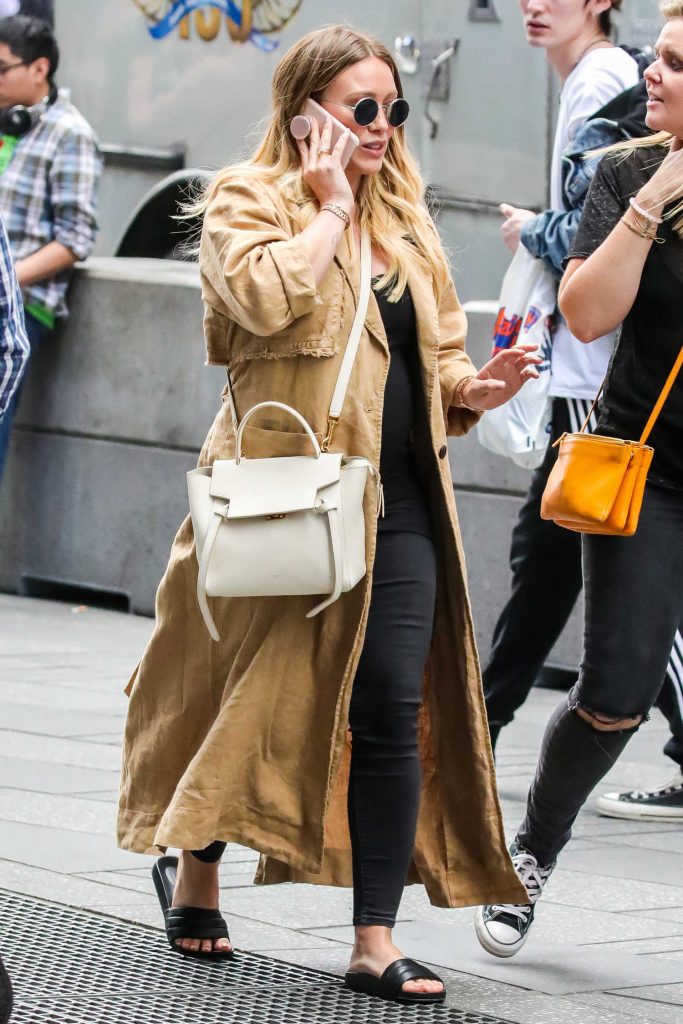 Hilary Duff Was Seen at the Times Square in New York-4