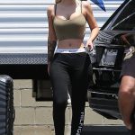 Iggy Azalea Arrives on the Set of Her Upcoming Music Video in Los Angeles