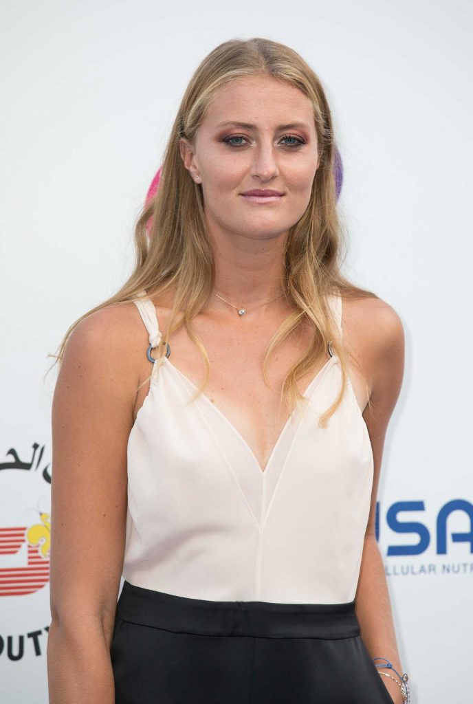 Kristina Mladenovic Attends the WTA Tennis on the Thames Evening Reception in London-2