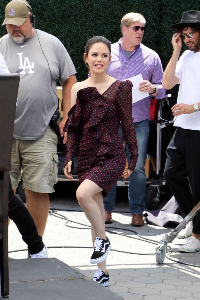 Rachel Bilson Arrives at Extra TV Show in Los Angeles-2