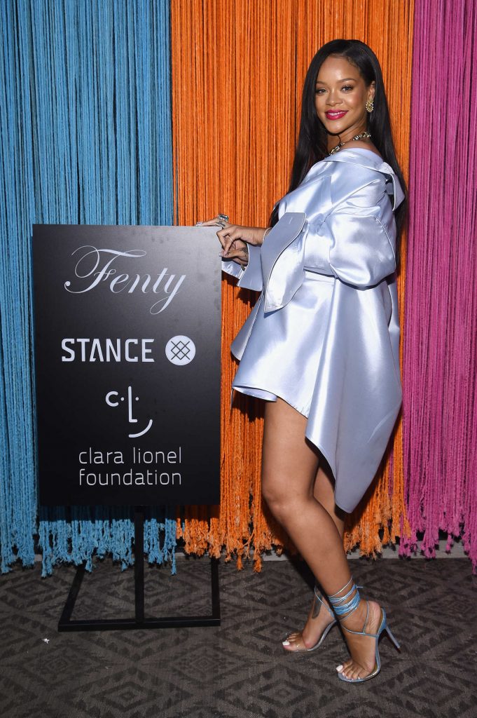 Rihanna at Stance to Raise Money for the Clara Lionel Foundation in New York City-2