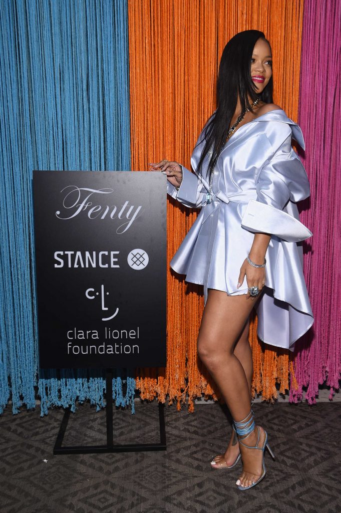 Rihanna at Stance to Raise Money for the Clara Lionel Foundation in New York City-3