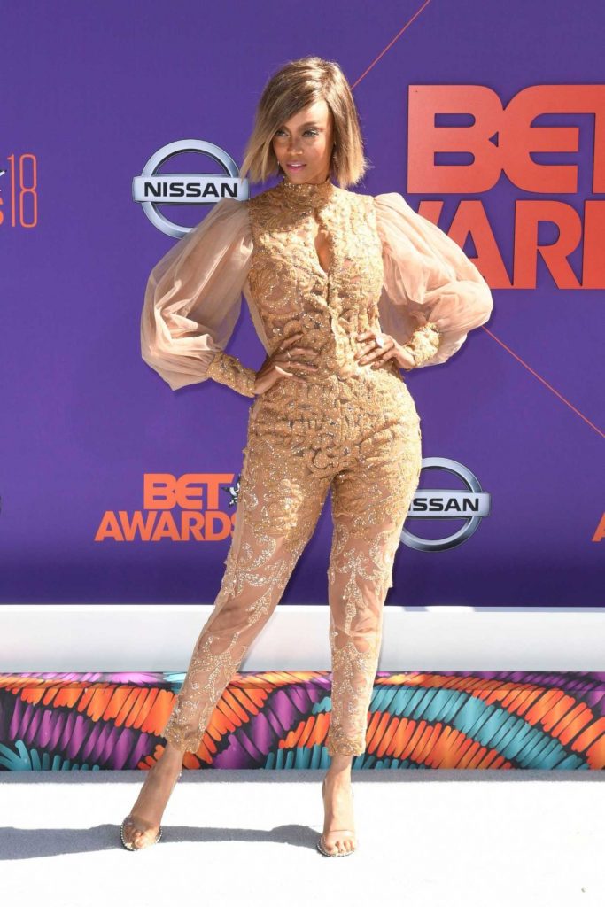 Tyra Banks at 2018 BET Awards in Los Angeles-1
