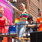 Victoria Justice at 2018 New York City Pride March in NYC