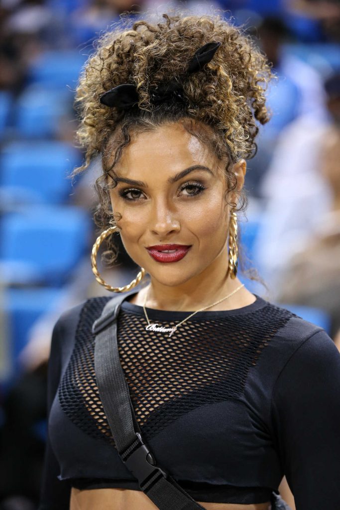 Brittany Lucio Attends 50K Charity Challenge Celebrity Basketball Game at UCLA's Pauley Pavilion in Westwood-2