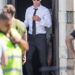 Chris Hemsworth on the Set of New Men in Black in London