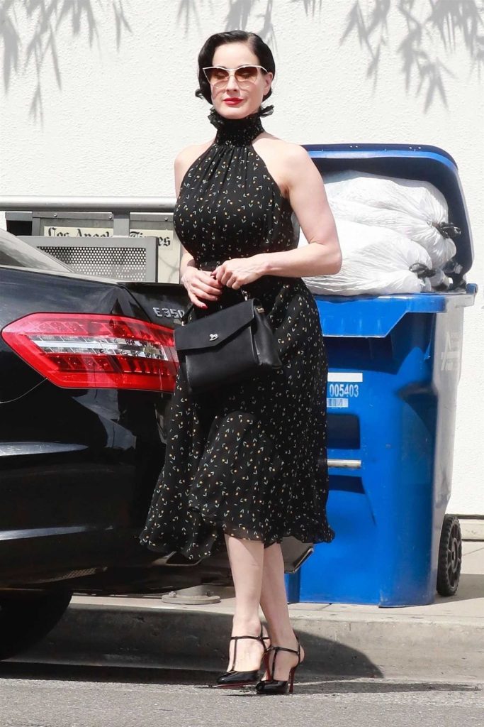 Dita Von Teese Goes Shopping in West Hollywood-1