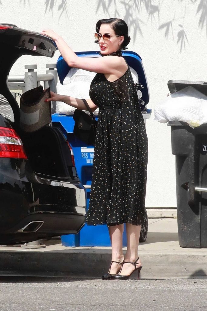 Dita Von Teese Goes Shopping in West Hollywood-3
