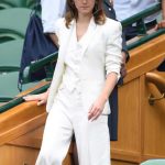 Emma Watson Arrives at Wimbledon Tennis Tournament in London