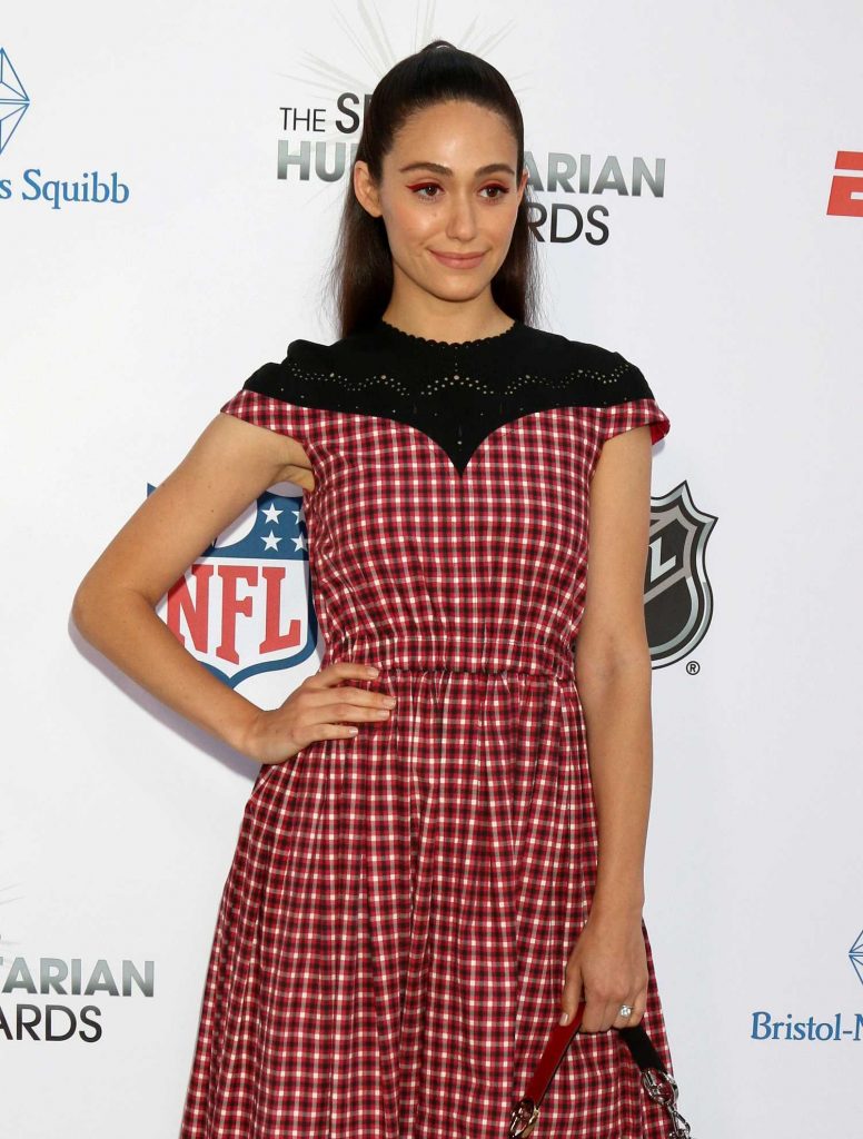 Emmy Rossum at the 4th Annual Sports Humanitarian Awards in Los Angeles-3