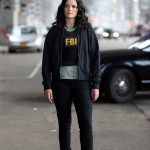 Jaimie Alexander on the Set of Blindspot in NYC
