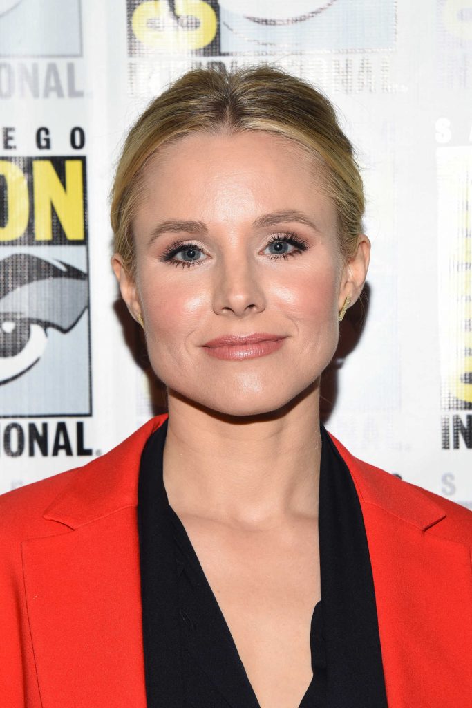 Kristen Bell in a Red Suit
