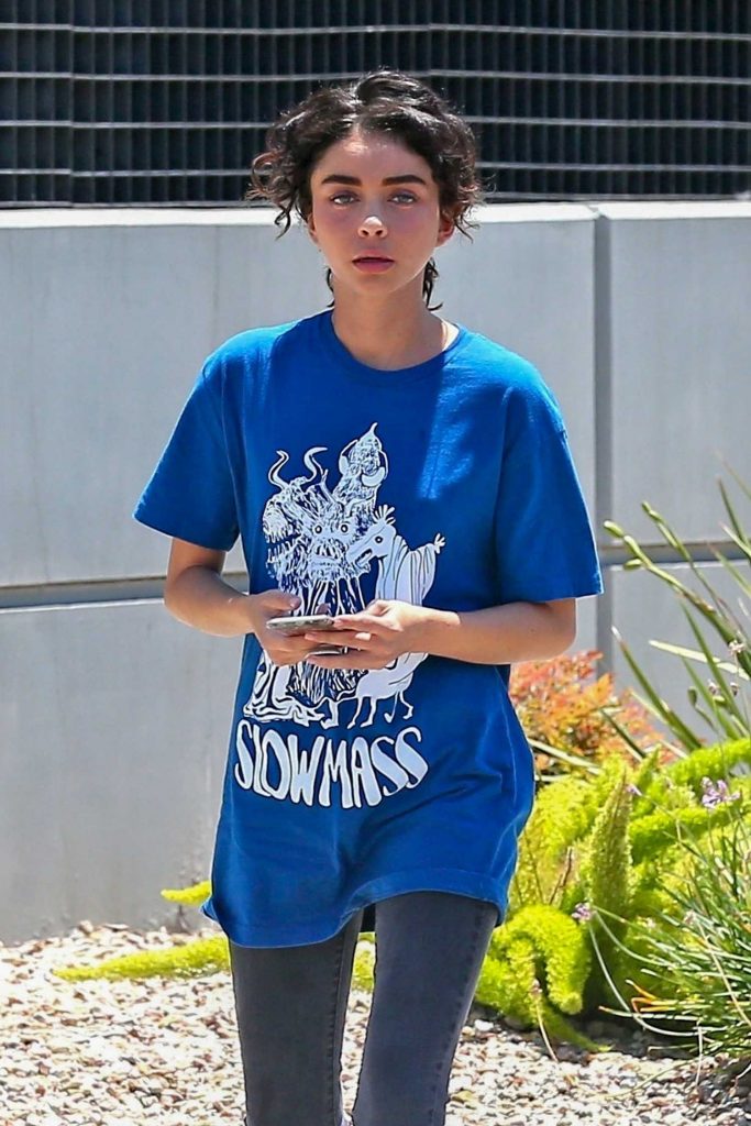 Sarah Hyland on the Set of The Wedding Year in Los Angeles-5