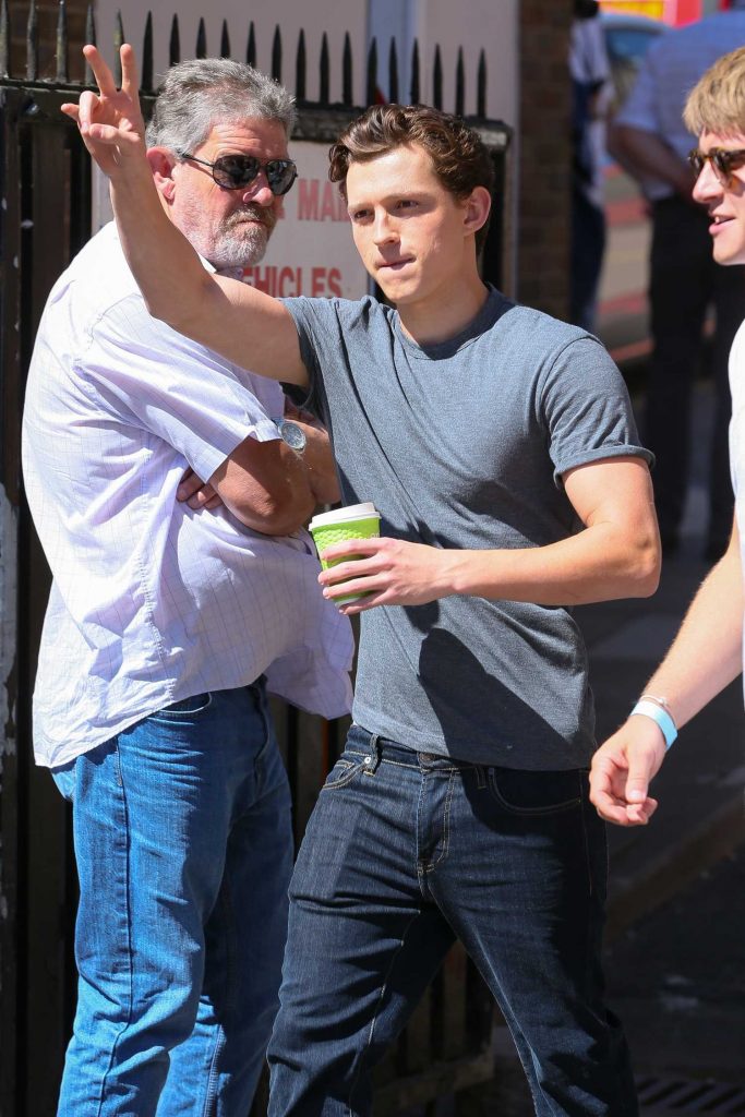Tom Holland Was Seen Out in Hertfordshire-4