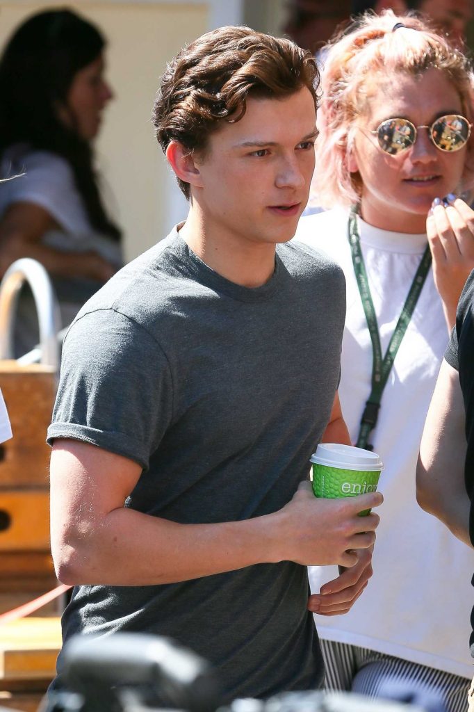 Tom Holland Was Seen Out in Hertfordshire-5