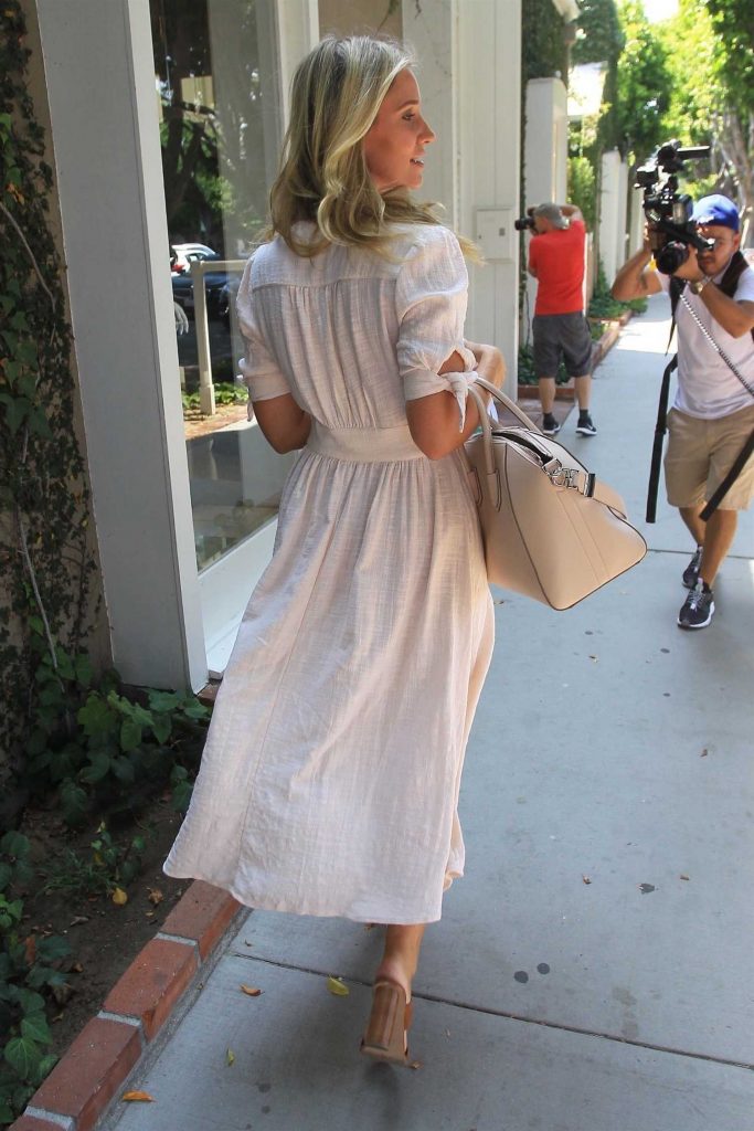 Kristine Leahy in a Long Summer Dress